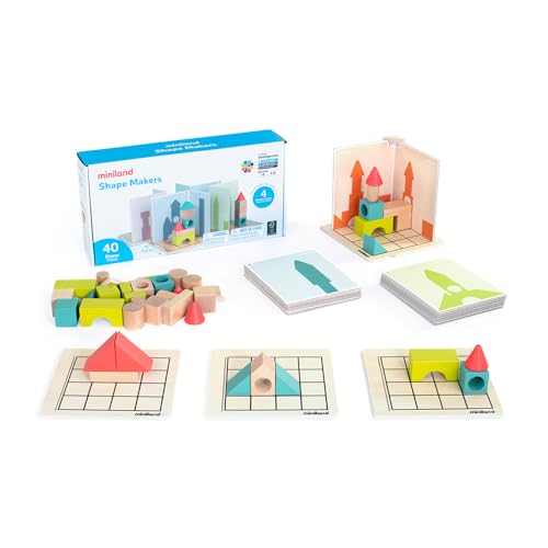 Miniland Shape Makers Gioco Legno 6 Anni+