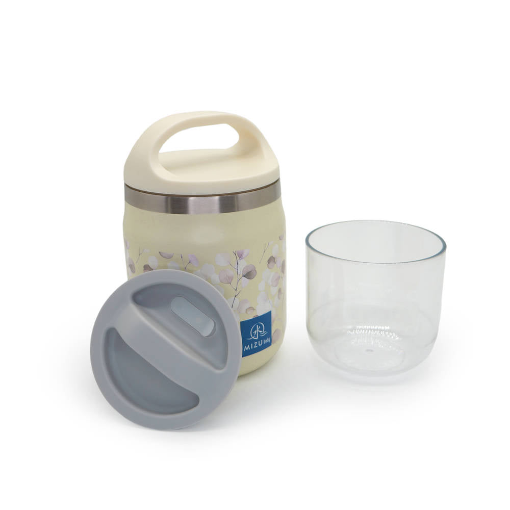 Mizu Baby Yume Food 2in1 Thermos Pappa 600ml Talco Acciaio