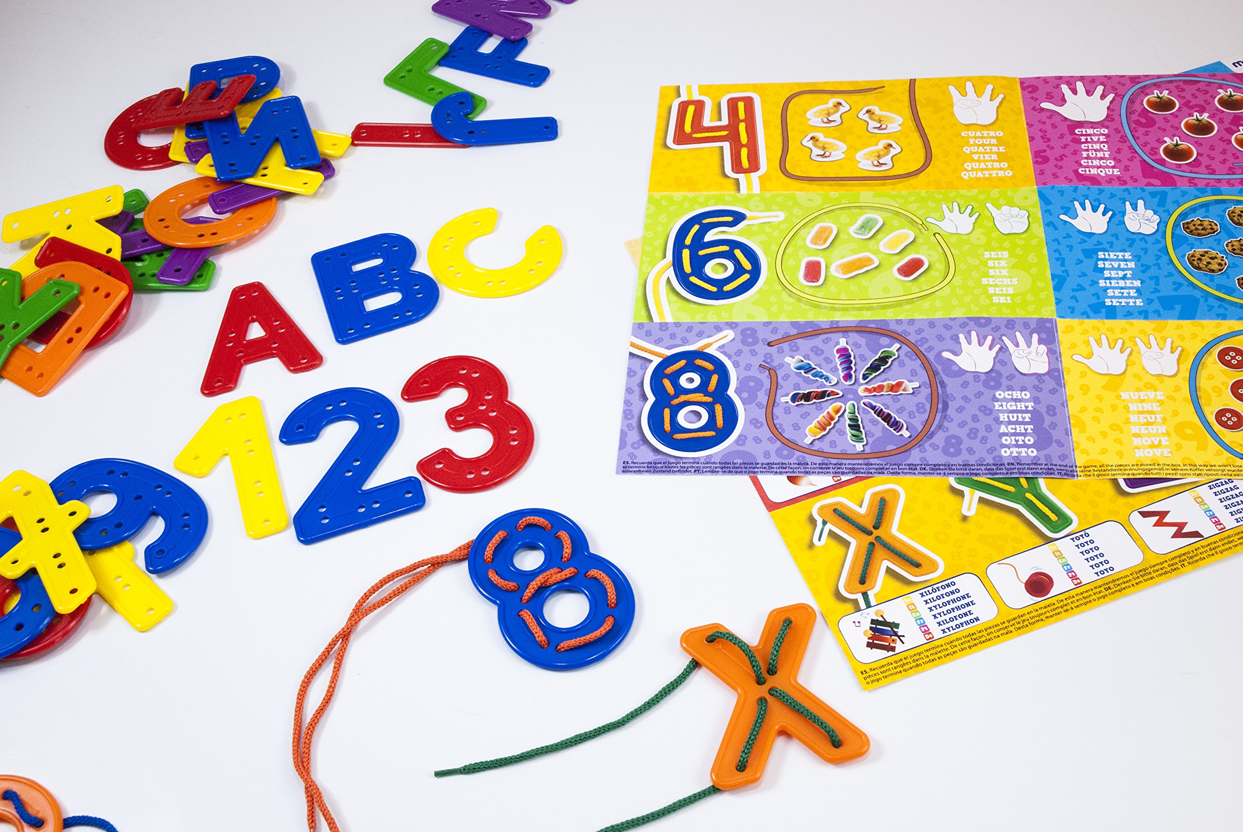 Miniland 123 ABC Attività Lettere Numeri 95280 Lacci