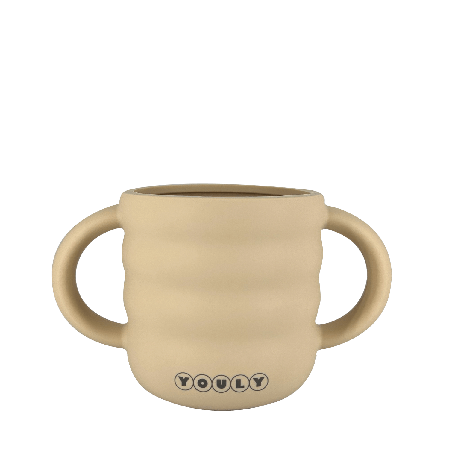 Youly Bubble tazza con cannuccia crema in silicone alimentare