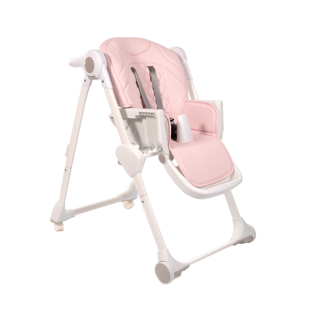 BoJungle B-Dinner Wheely seggiolone pappa rosa 7 altezze