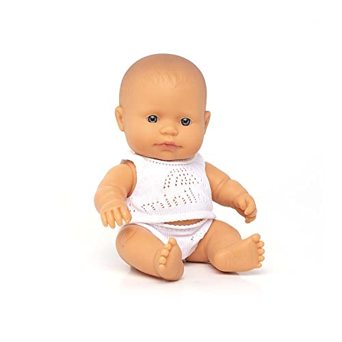 Miniland Bambole 21 cm Bambola Maschio Europeo Vinile