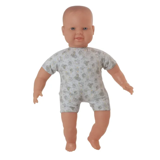 Miniland Bambole 31061 bambola europea 40 cm calva vinile