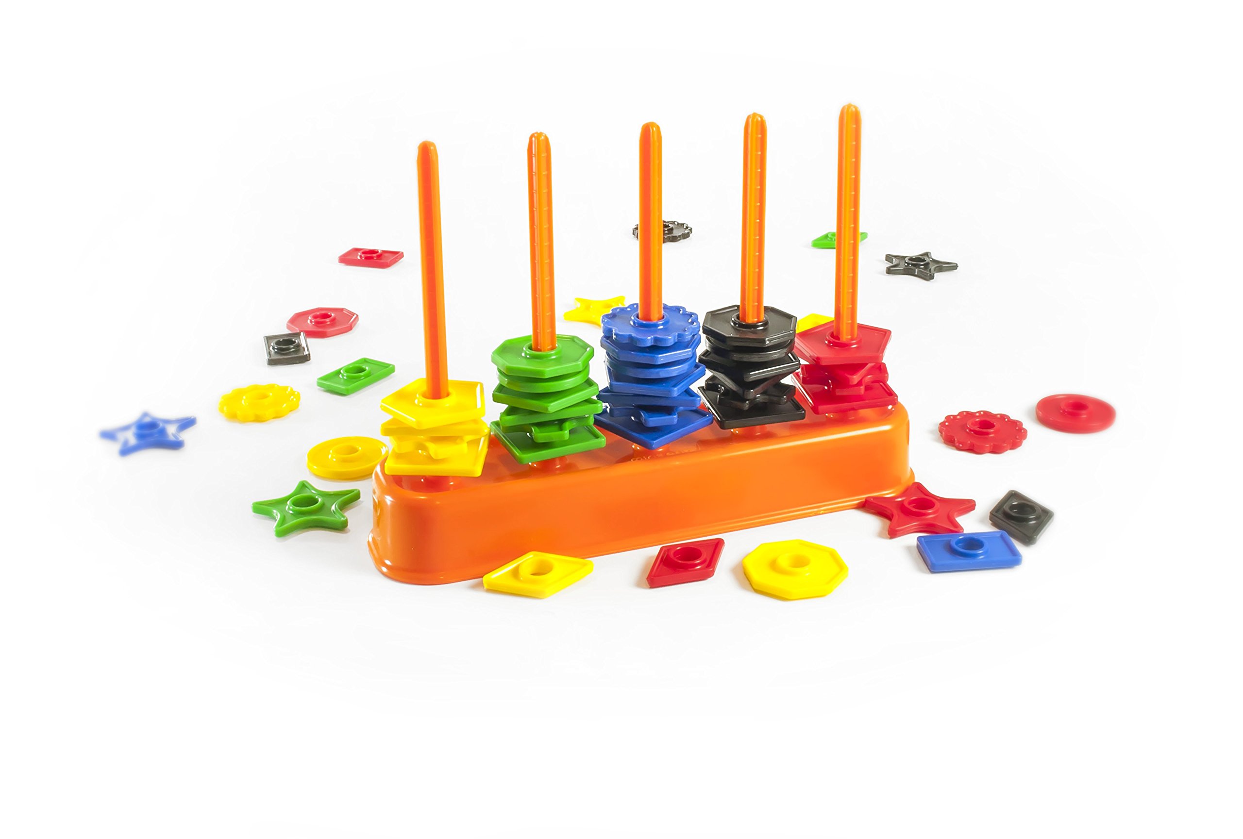 Miniland Abacolor Shapes 45310 gioco logica 50 pezzi 3-6 anni