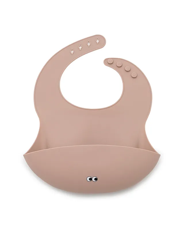 Noui Noui Bavaglino silicone old rose con tasca