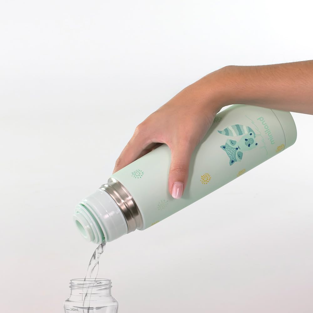 Miniland Thermy borraccia termica 500 ml Mint acciaio