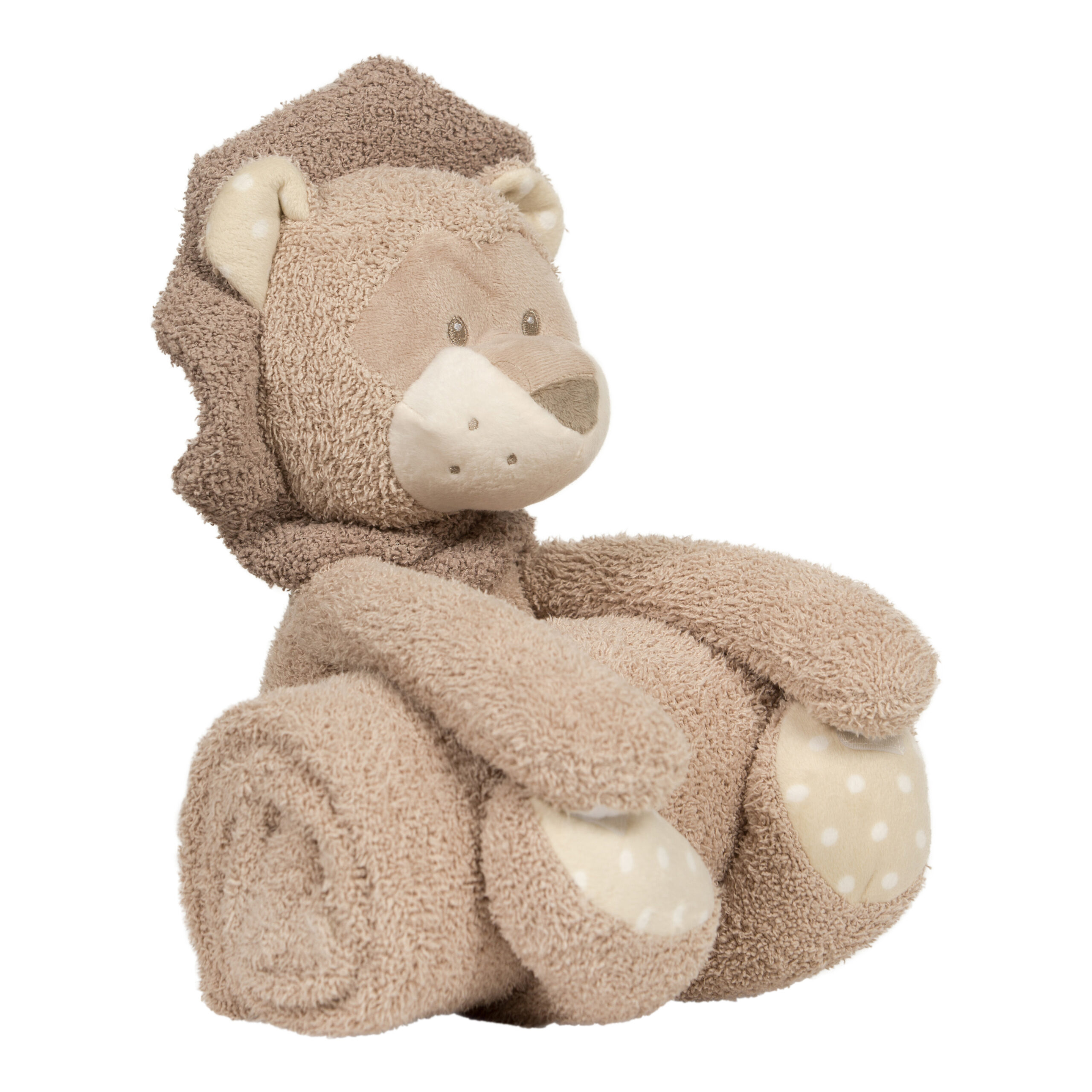 BoJungle Kenzi Peluche Leone con Coperta 75x95 cm