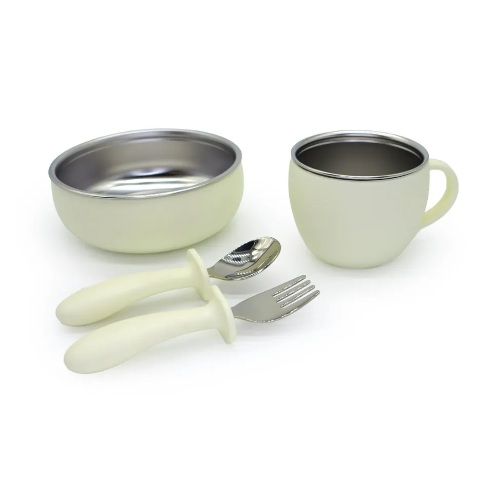 Mizu Baby Taiki Steel Set Pappa Talco 4 Pezzi
