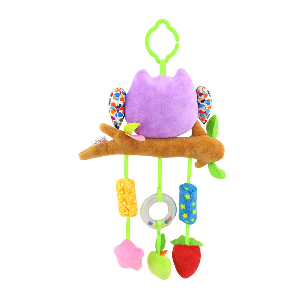 BoJungle B-Hang On Toy Chime Owl peluche gufo neonato