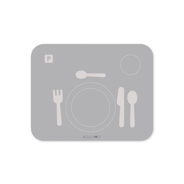 Noui Noui Learning Mats Tovaglietta Grigio 43x34 cm