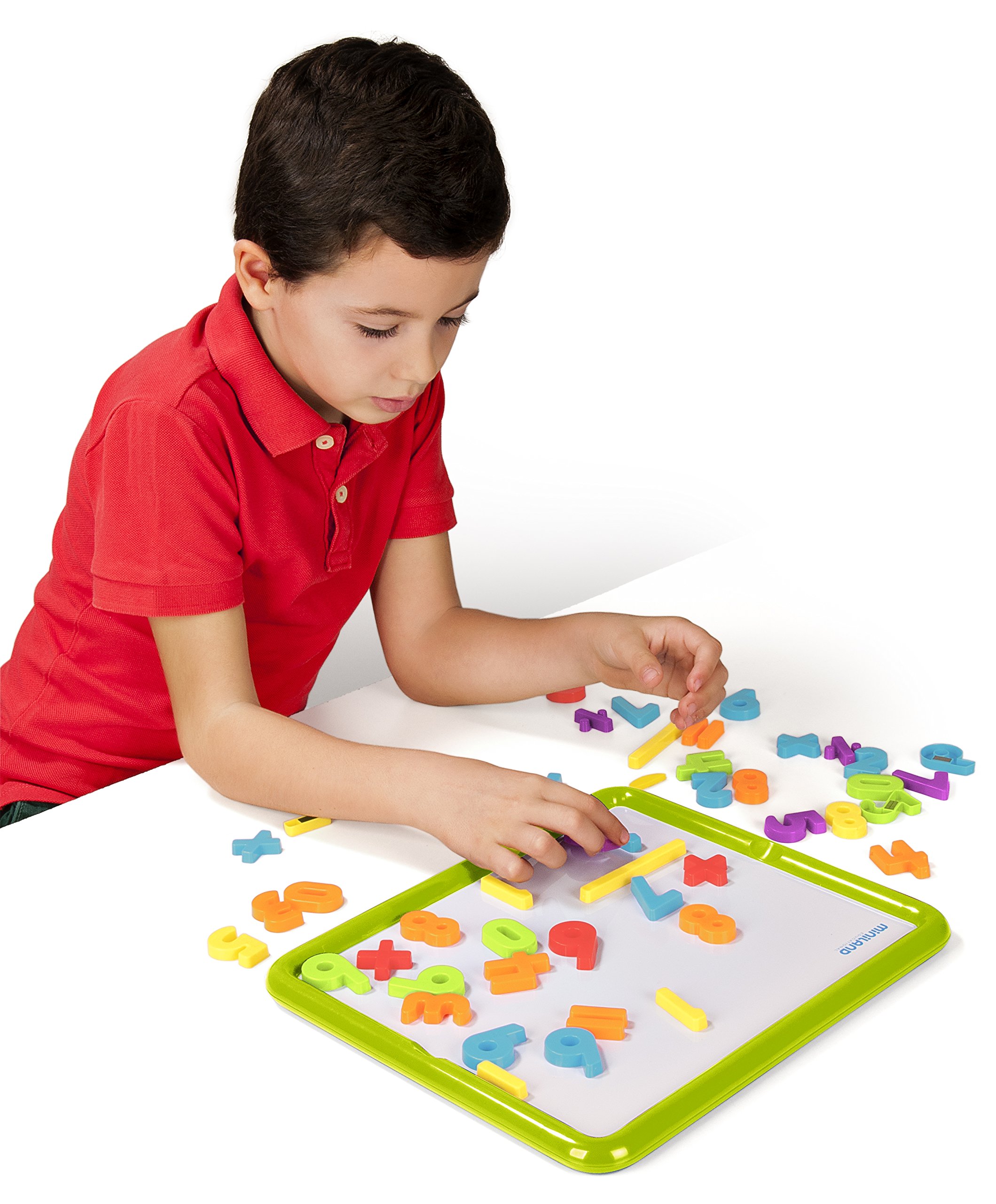 Miniland 97935 lavagna magnetica 30x26 cm lettere e numeri