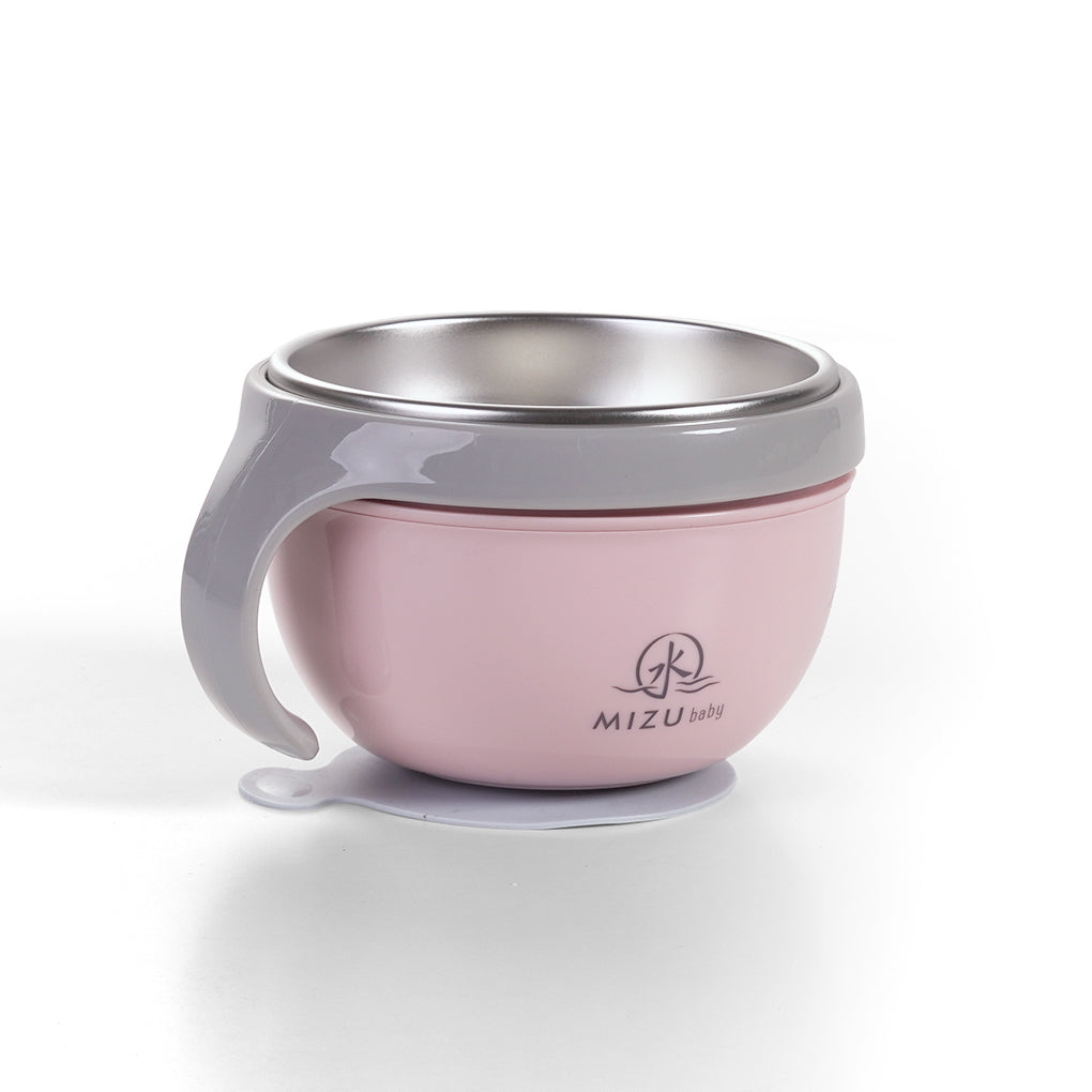 Mizu Baby Taiki Piatto Caldo Rosa 330ml piatto ventosa pappa