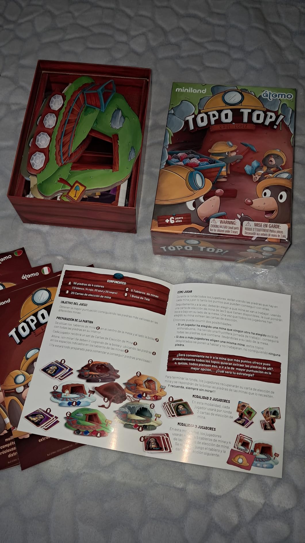 Miniland Topo Top Gioco Strategia Bambini 6 Anni
