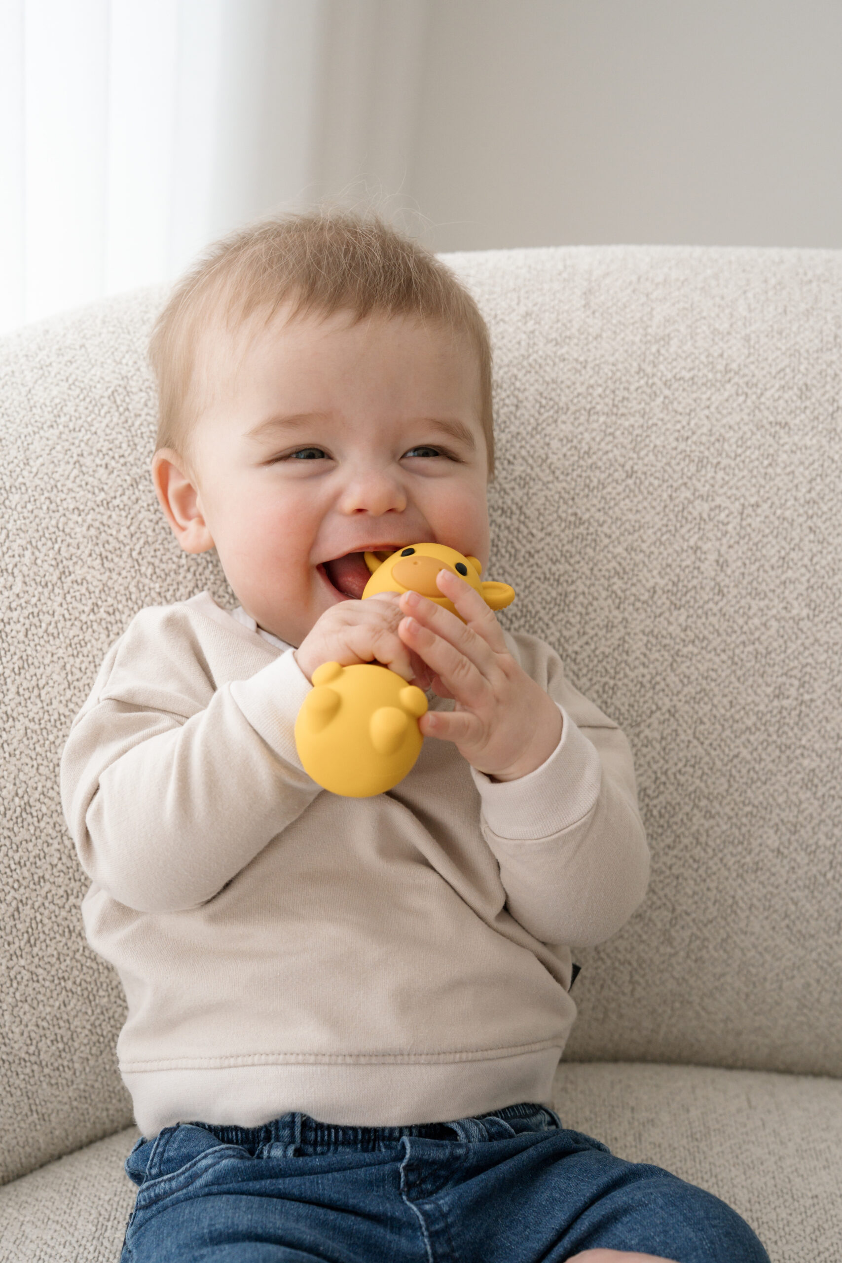 BoJungle Playtime Mila sonaglio giraffa silicone