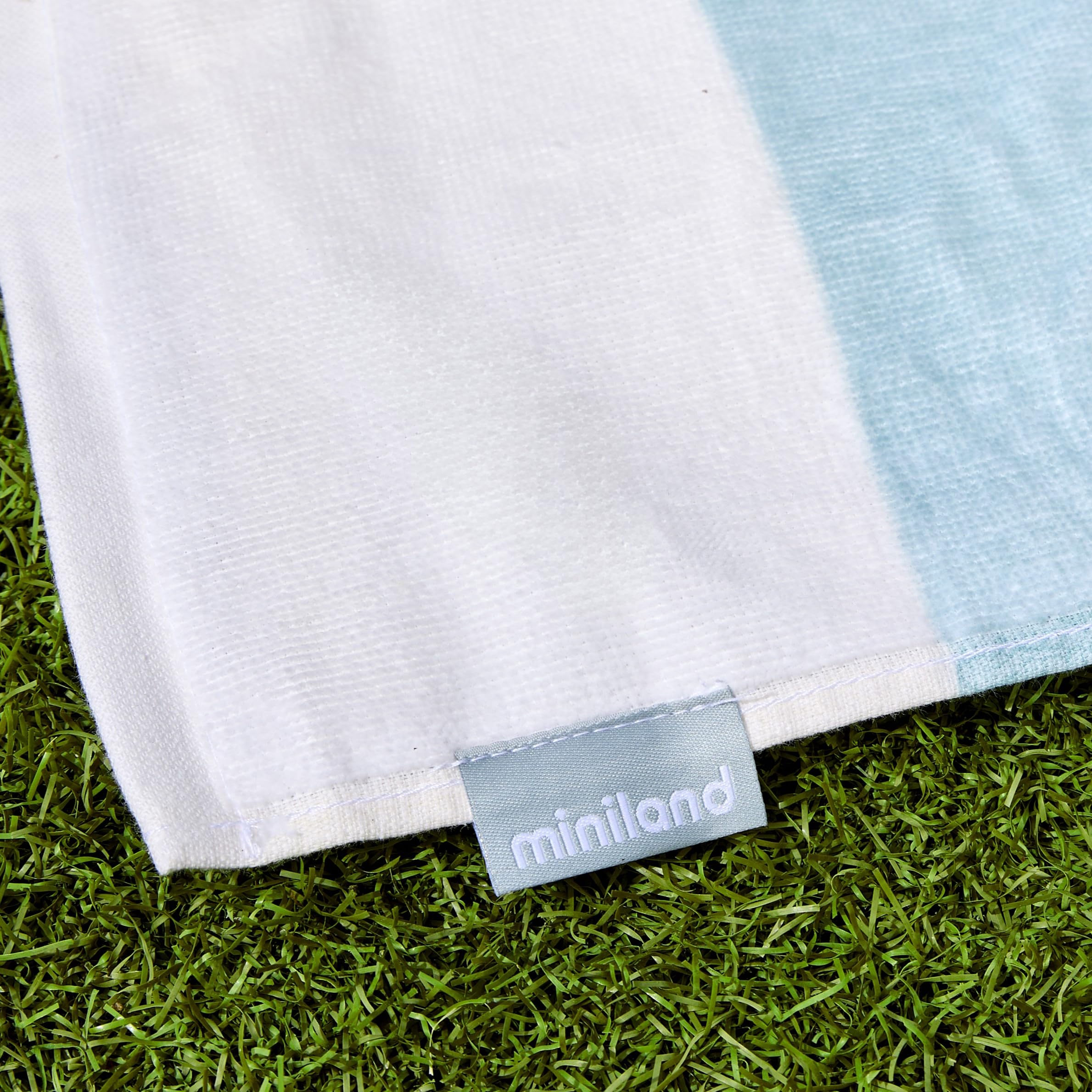 Miniland Bagno poncho cotone cappuccio mare bambini assorbente