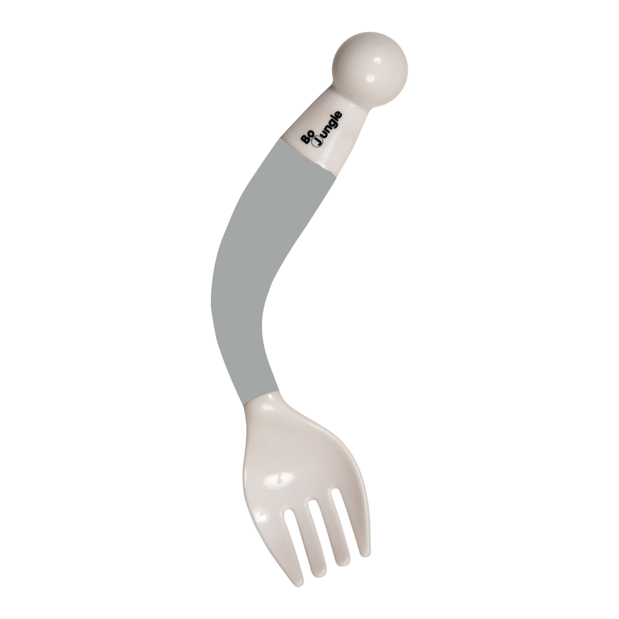 BoJungle B- Bendable Spoon and Fork set posate grigie pieghevoli