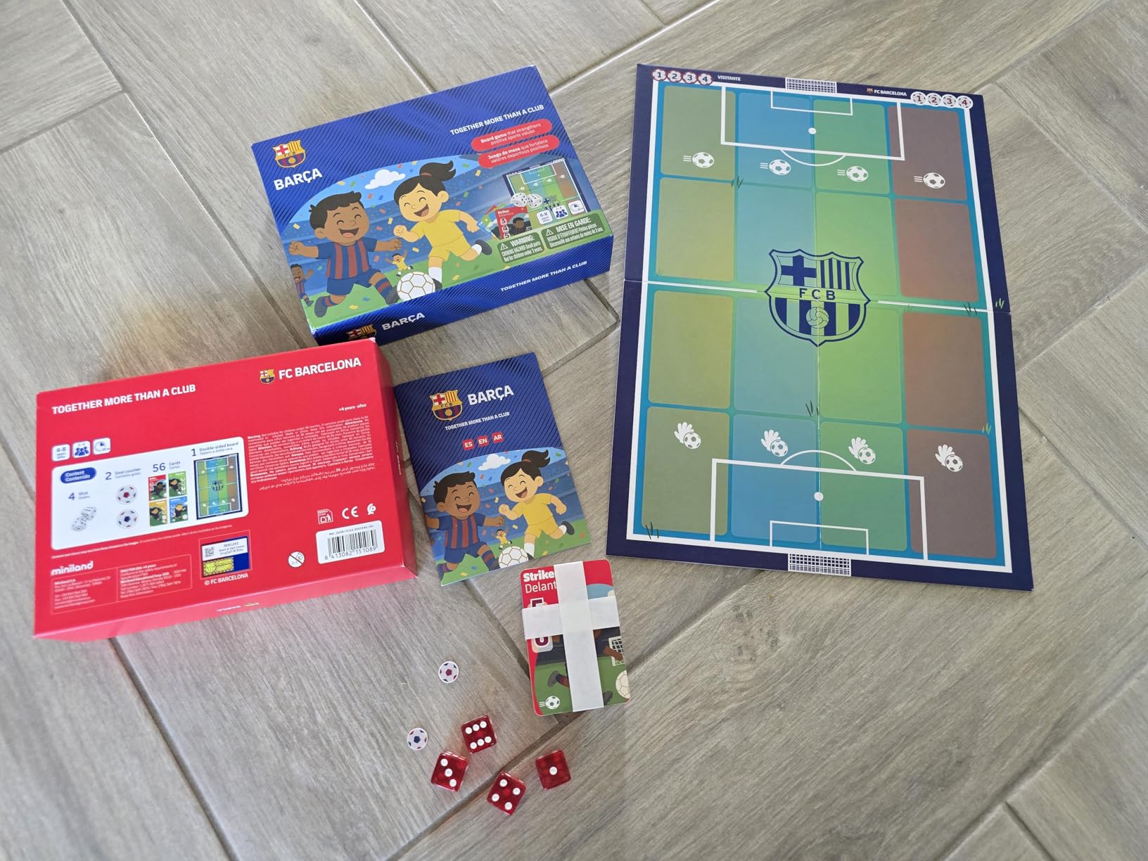 Miniland Gioco da Tavolo FC Barcelona Strategia Famiglia