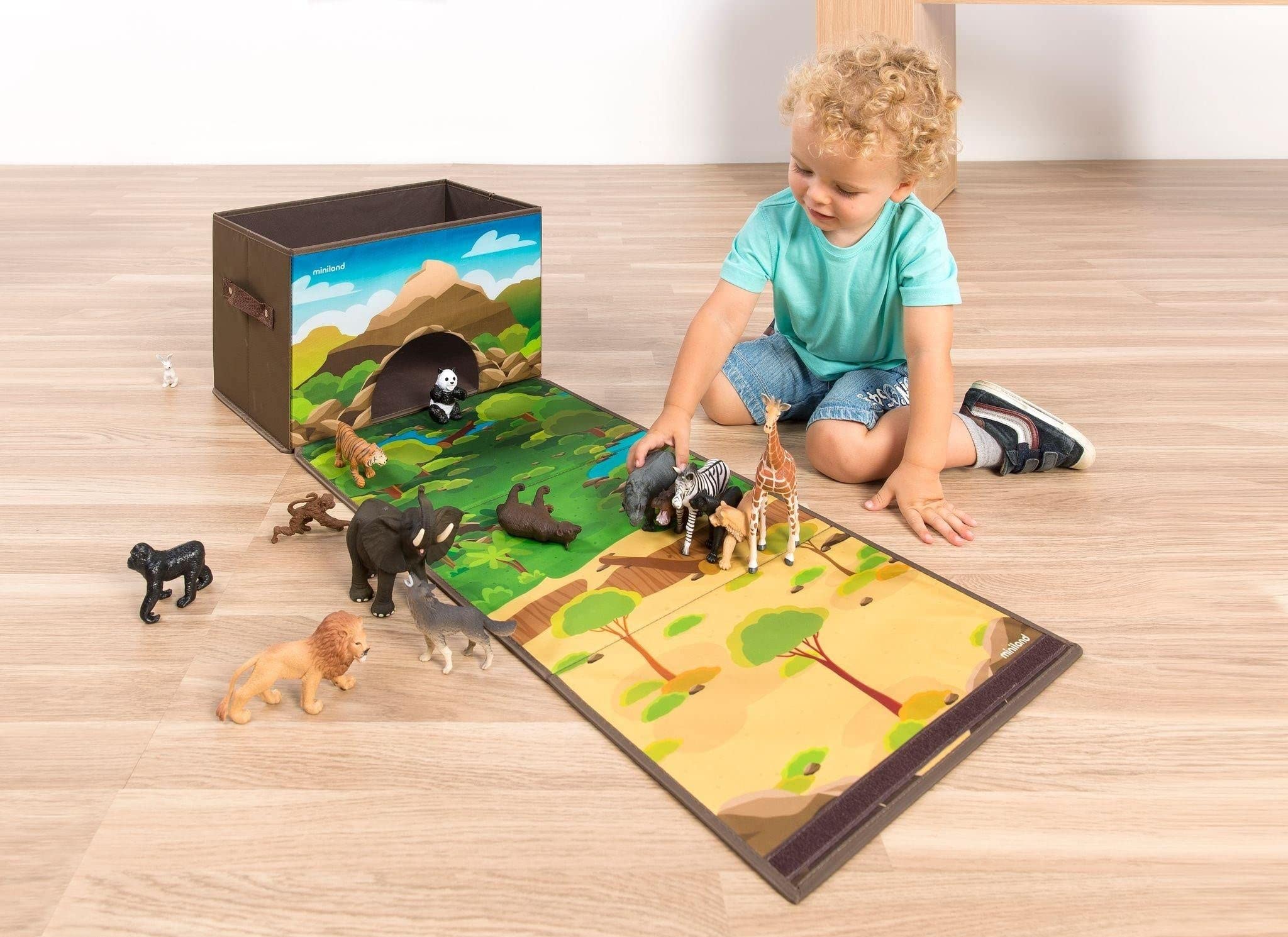 Miniland Forest & Jungle Box 97098 baule gioco foresta