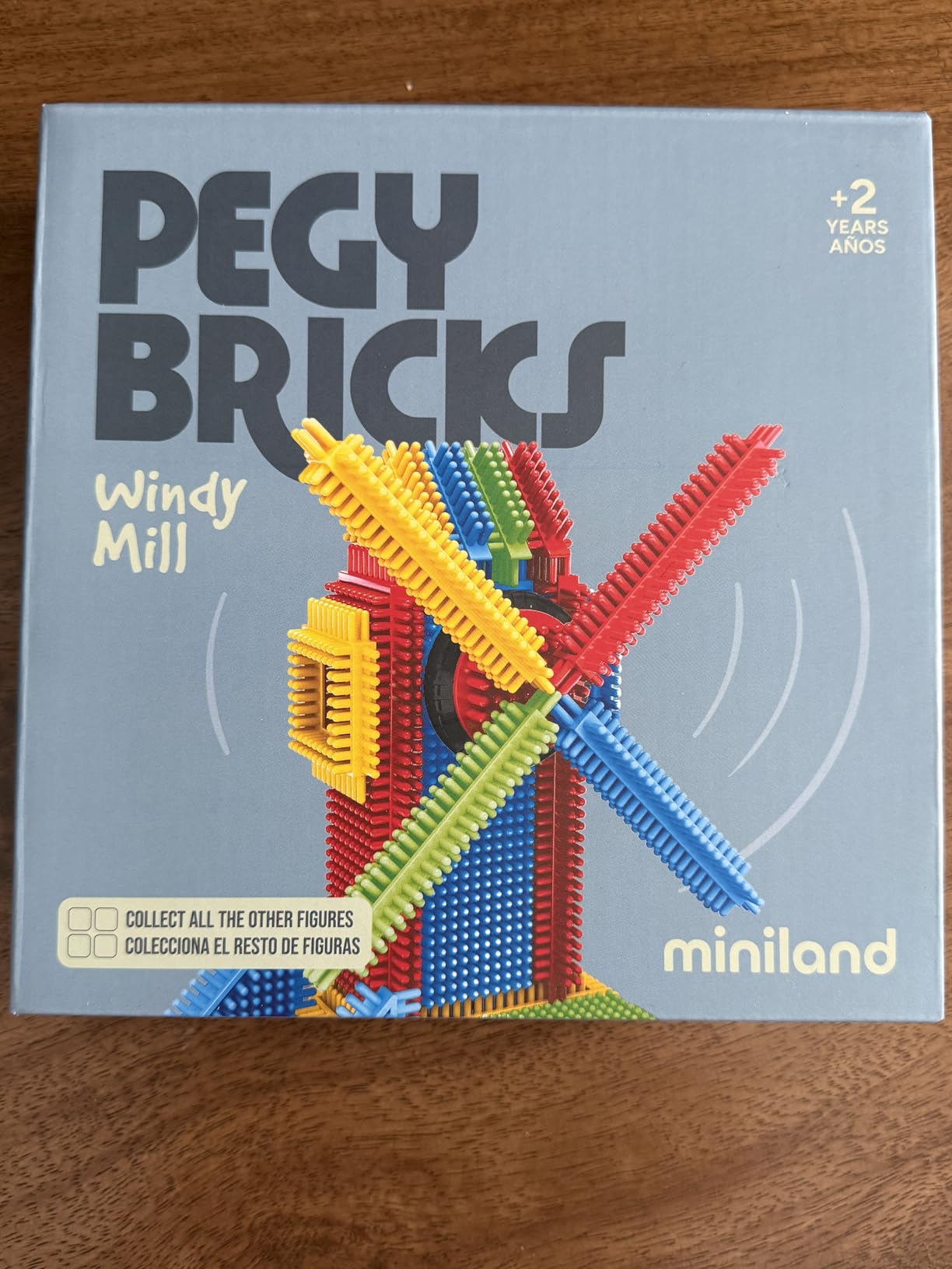 Miniland Pegy Bricks Windy Mill costruzioni mulino 22 pezzi