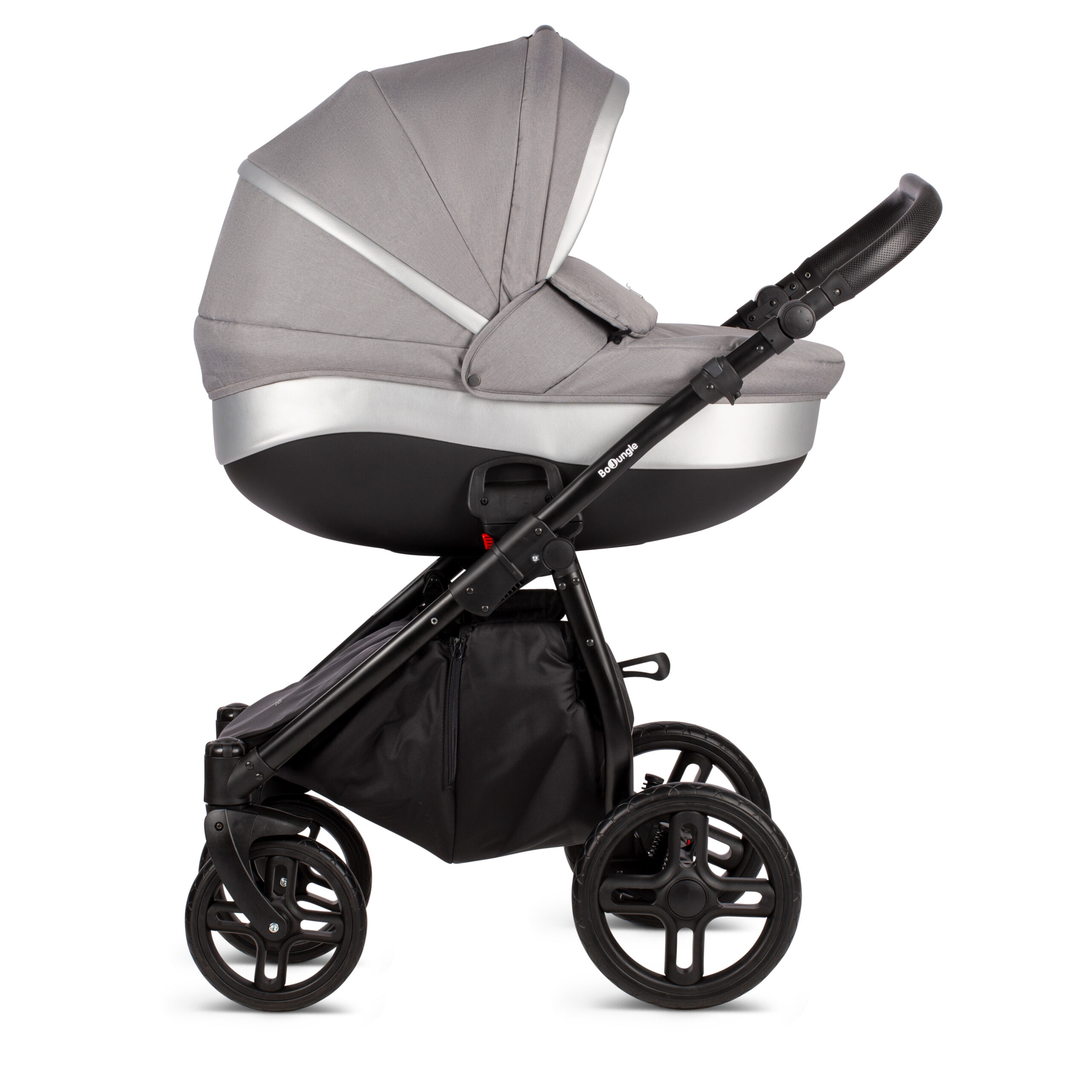 BoJungle B-Strolly passeggino grigio Silver Moon con navicella