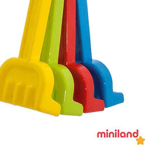 Miniland Giochi all’aperto Rastrelli Spirale Sabbia 4 pz