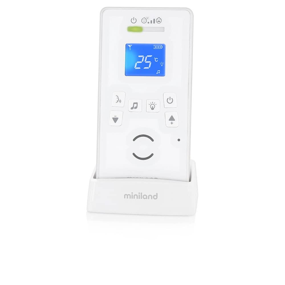 Miniland Sicurezza Digitalk Luxe 89477 baby monitor bianco 300 m