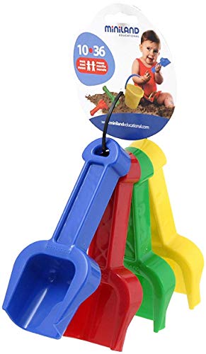 Miniland Giochi all’aperto Set 4 Palette Spiaggia 14 cm