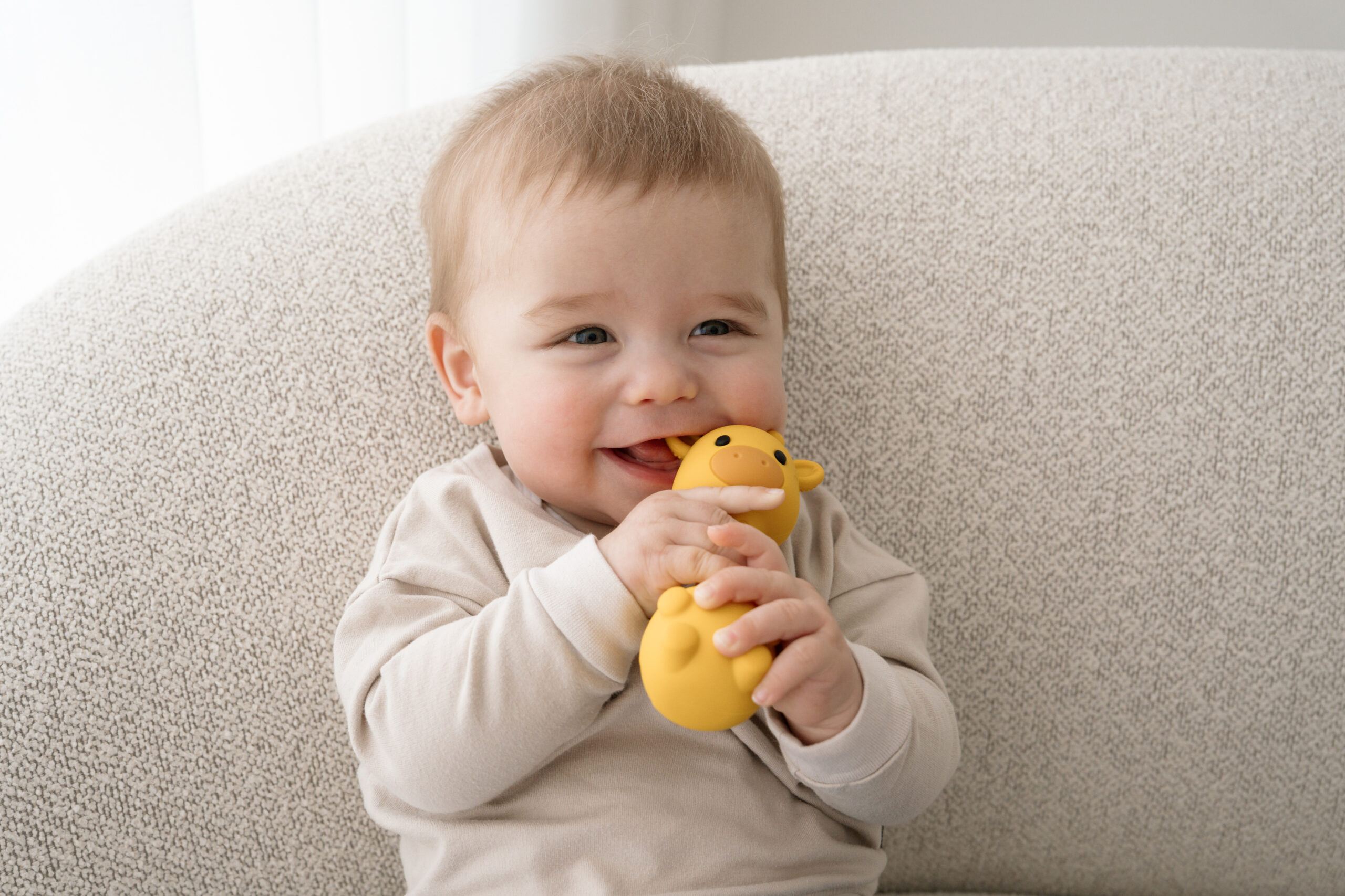 BoJungle Playtime Mila sonaglio giraffa silicone