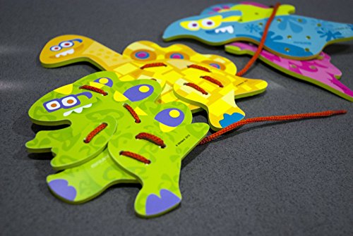 Miniland Flexi Dino allacciatura dinosauri 12 cm set