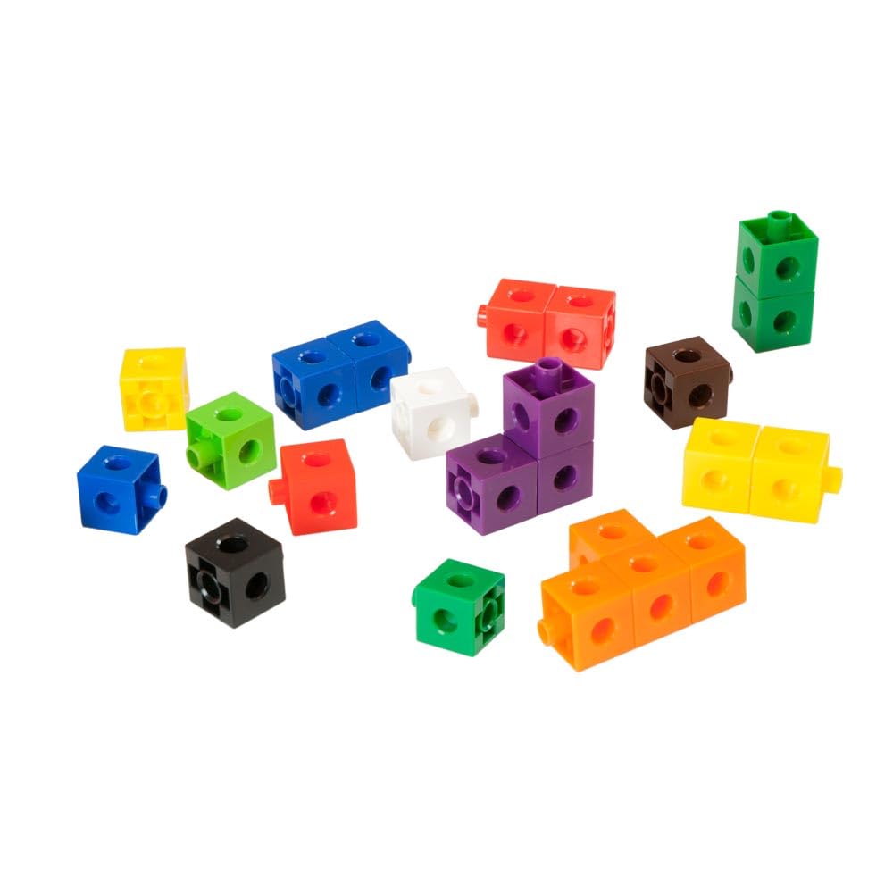 Miniland Blocchi cubetti in barattolo 100 pezzi 2 cm colori