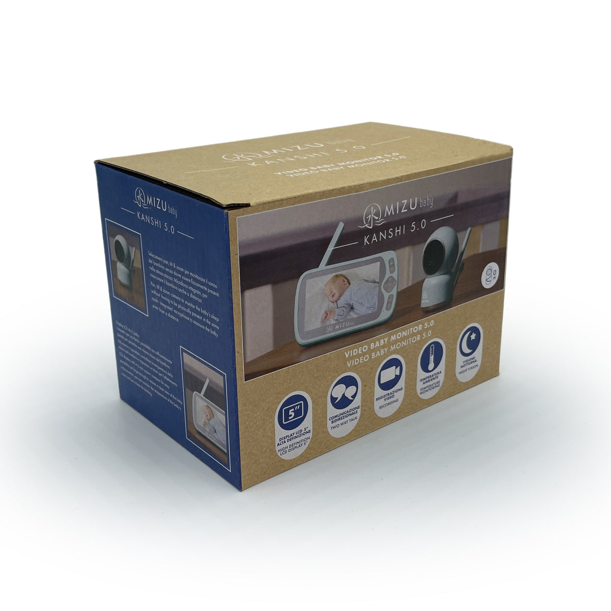 Mizu Baby Kanshi 5.0 Baby Monitor Video LCD 5" Notte