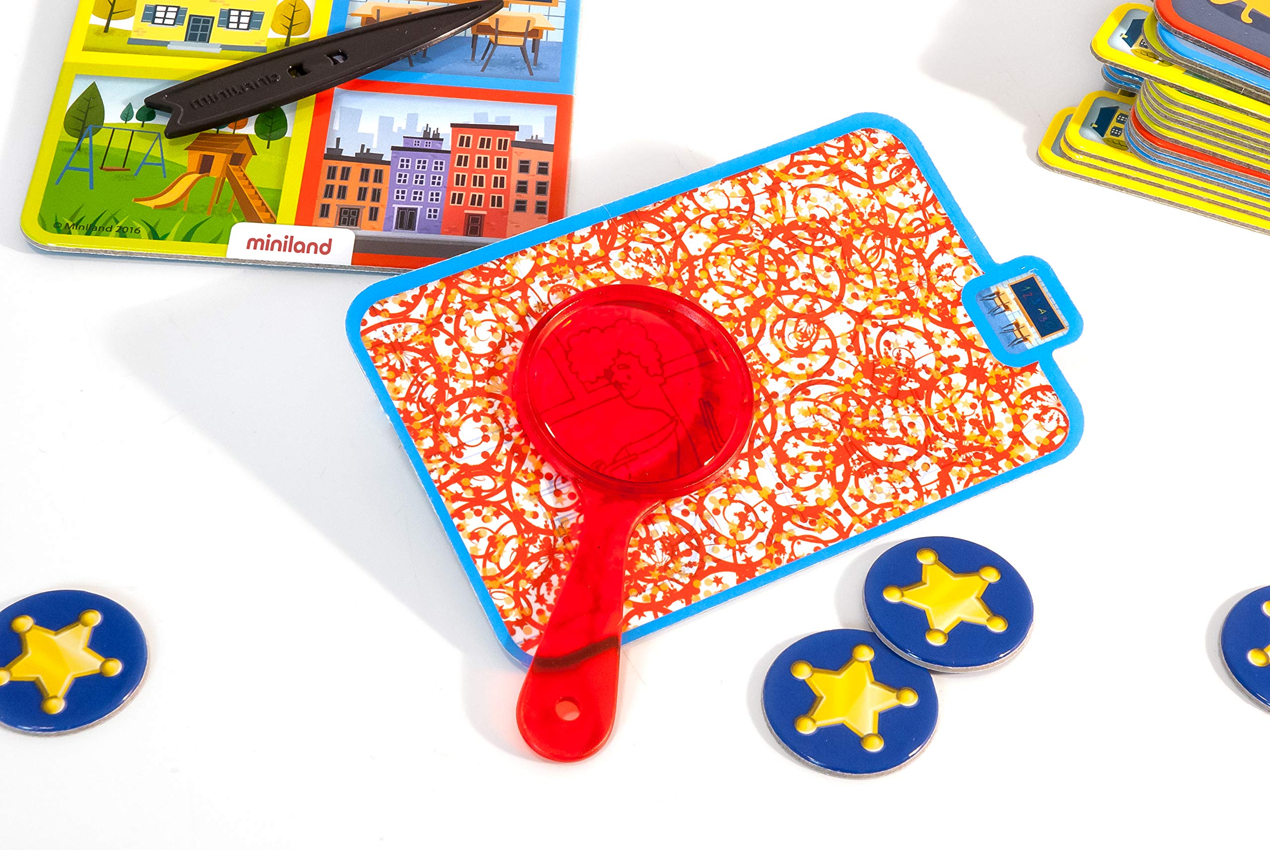 Miniland Emotions Detective gioco emozioni 24 carte 3-6 anni