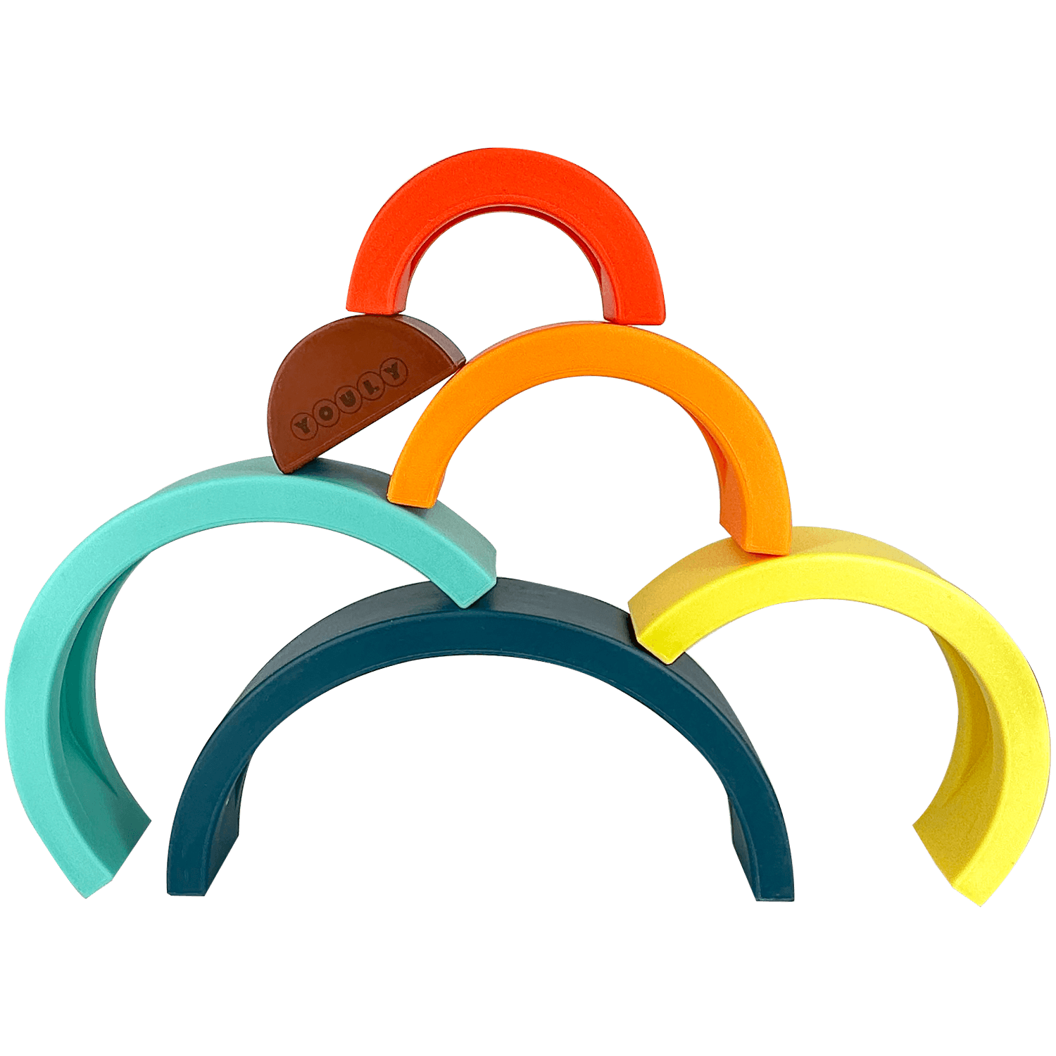 Youly Montessori Arcobaleno Multi gioco silicone senza BPA