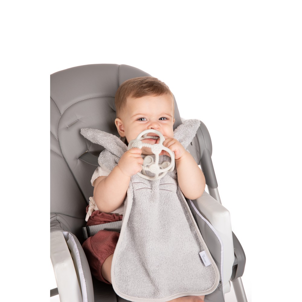 BoJungle Playtime B-Ball palla silicone neonato grigio