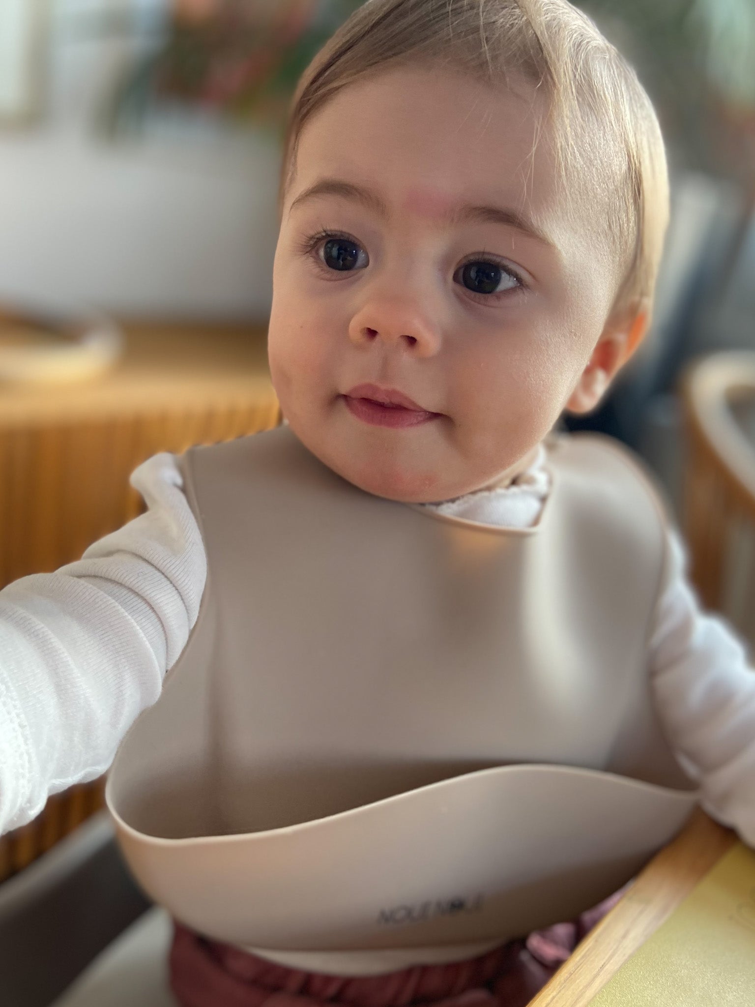 Noui Noui Nude bavaglino silicone con tasca regolabile