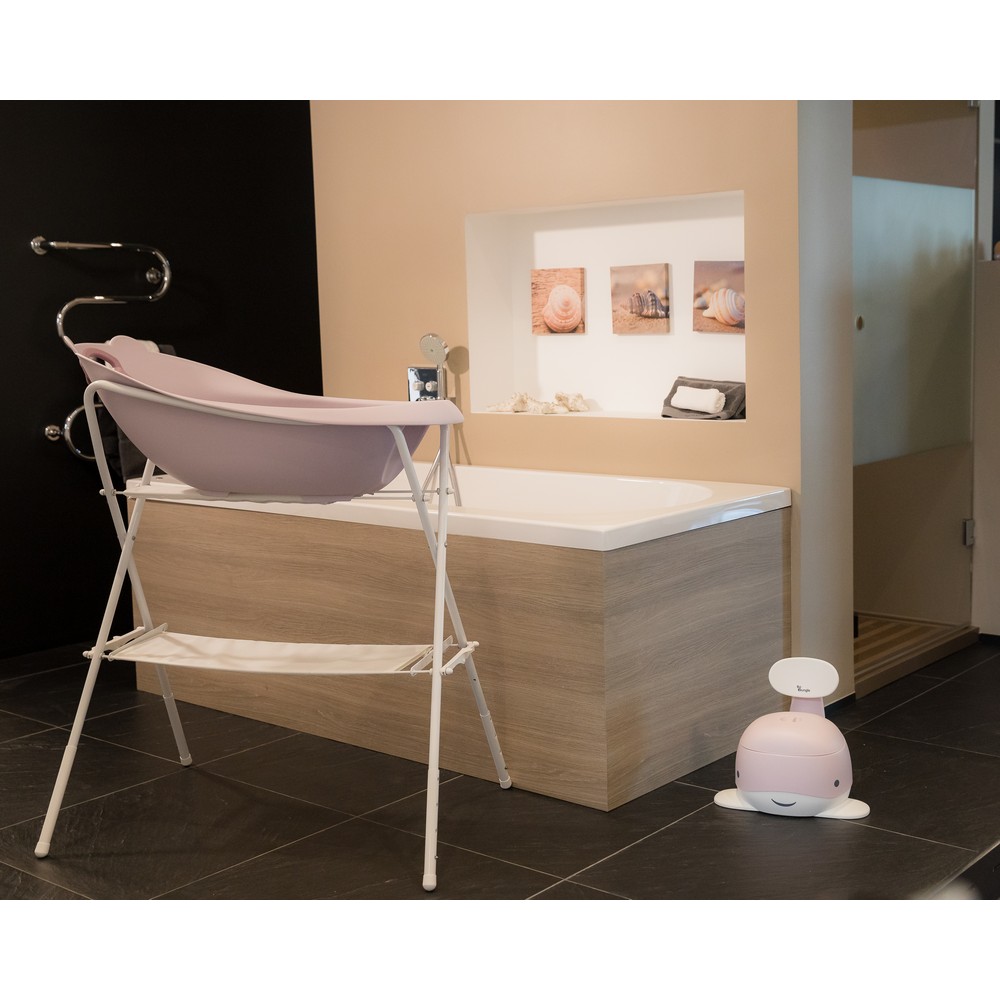 Bo Jungle Bath Bear vaschetta bagnetto Pastel Pink con riduttore