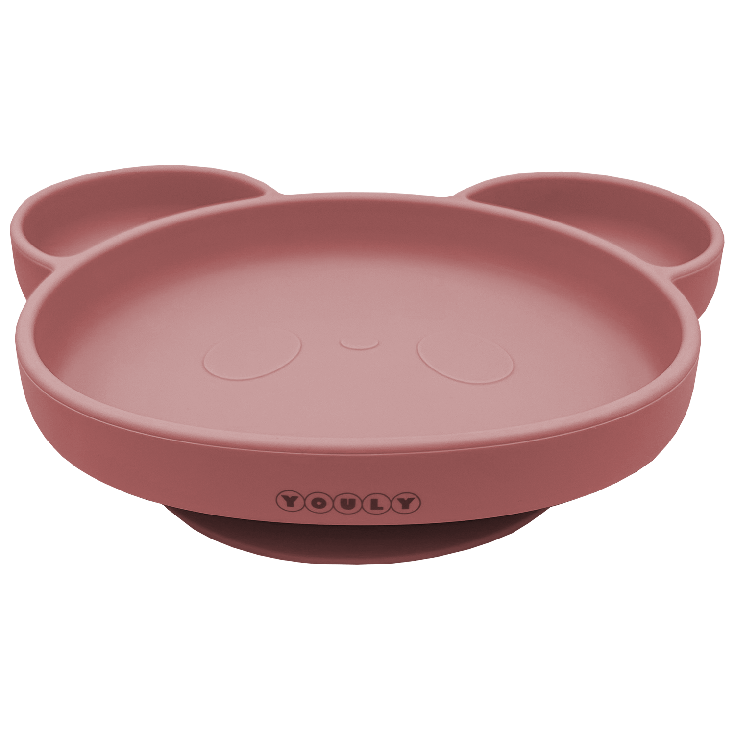 Youly Beer piatto svezzamento orso rosa vintage ventosa