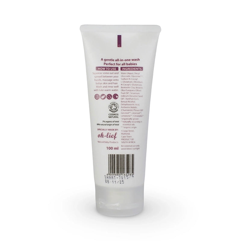 Oh-Lief Baby Shampoo shampoo neonato 100 ml naturale