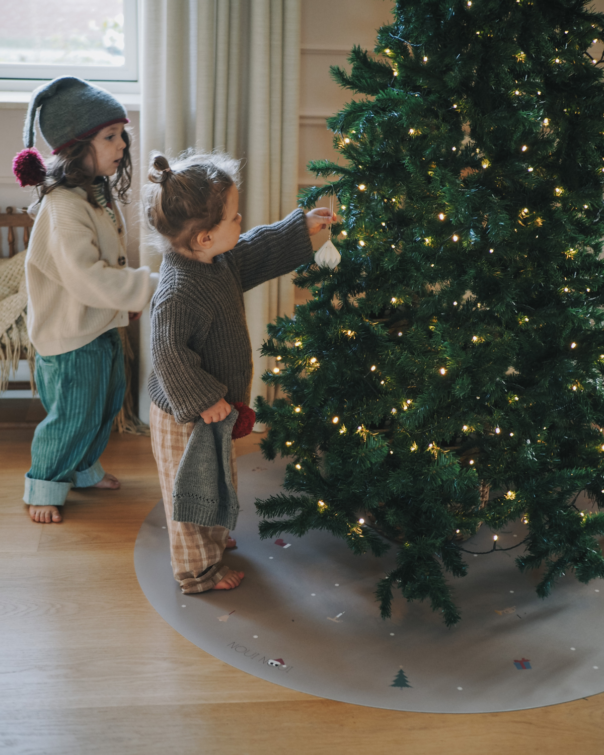 Noui Noui Floor Mats tappetino albero Natale 125 cm Winter