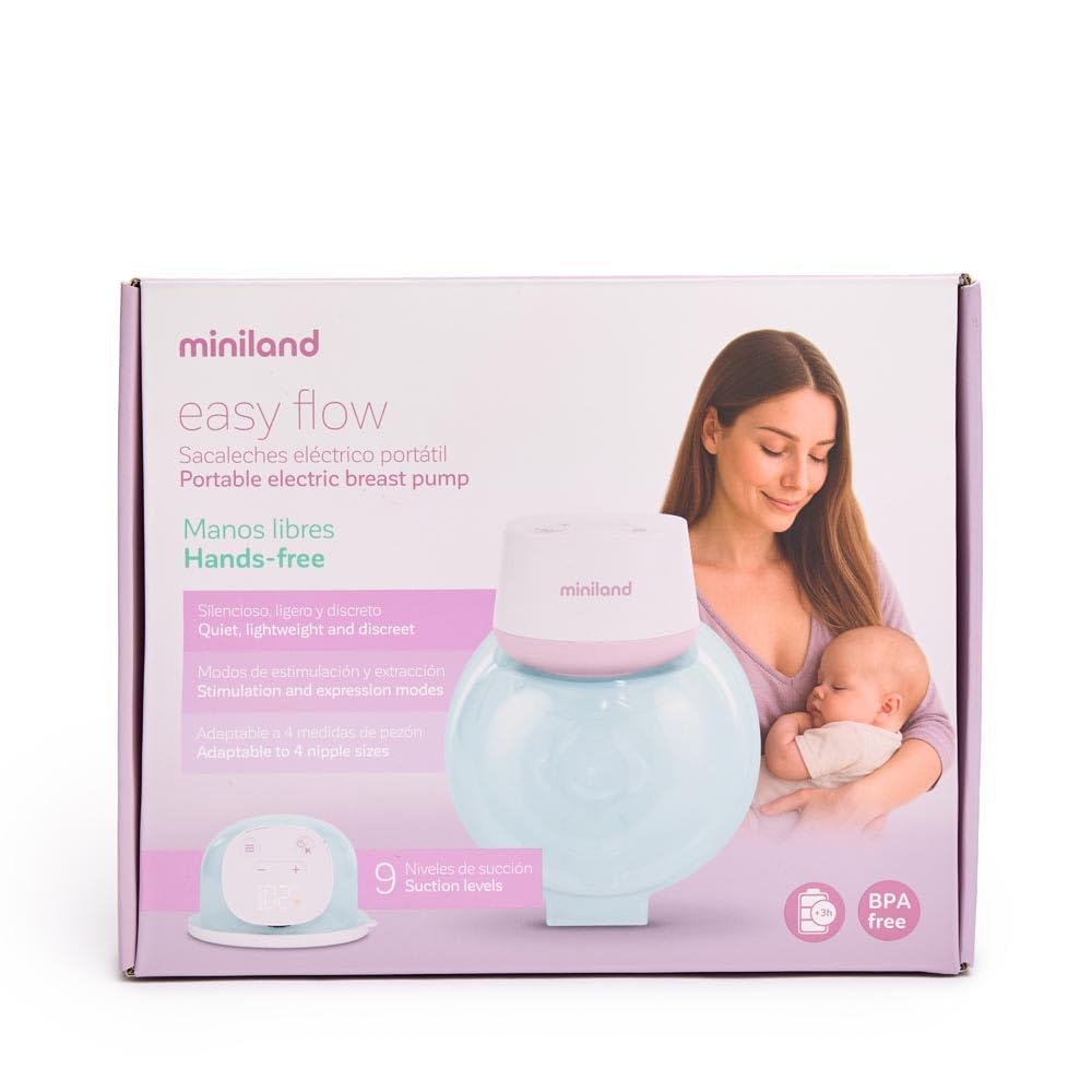 Miniland Easy Flow Tiralatte Elettrico 180 ml Portatile