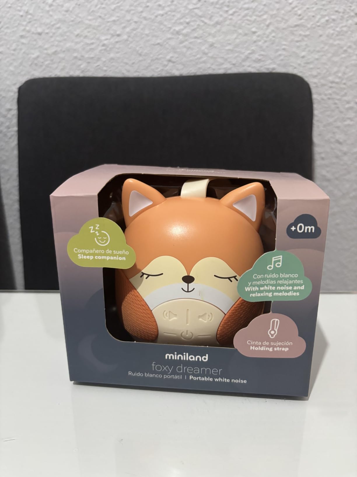 Miniland Riposo Foxy Dreamer rumore bianco bebè con timer