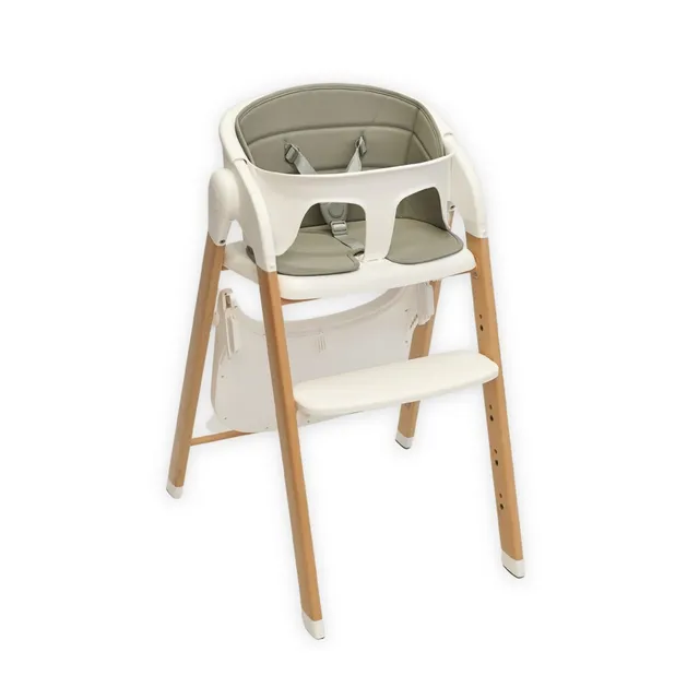 BoJungle Grow With Me High Chair Seggiolone Bianco Puro