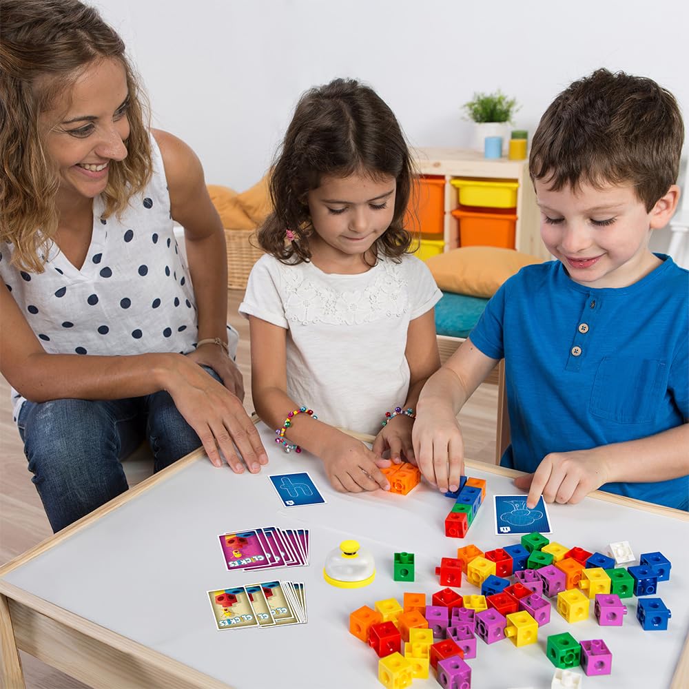 Miniland Topo Top Clickies gioco tavolo policubi 6+ anni