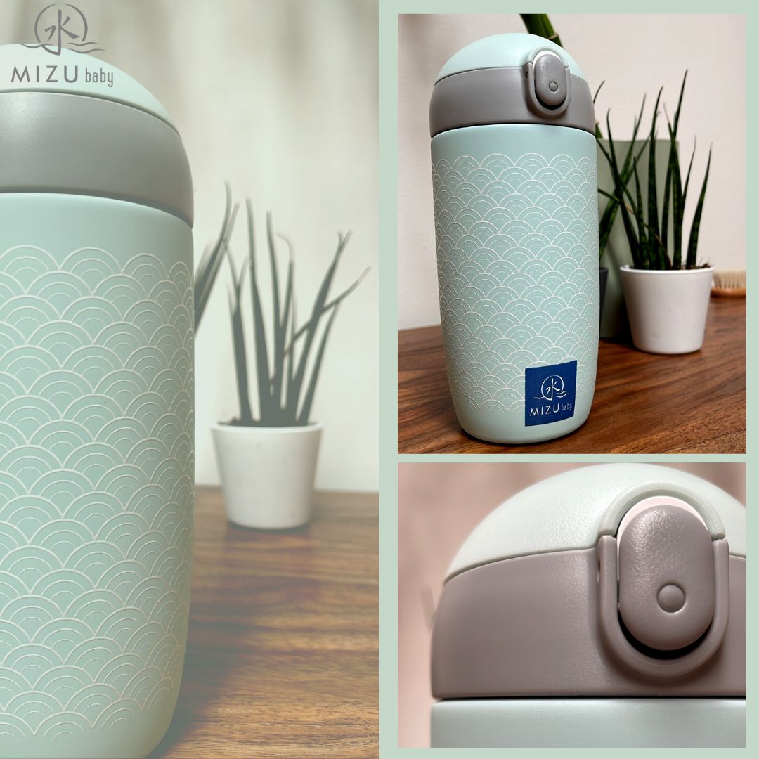 Mizu Baby Yume Straw Thermos Acciaio 430ml Cannuccia