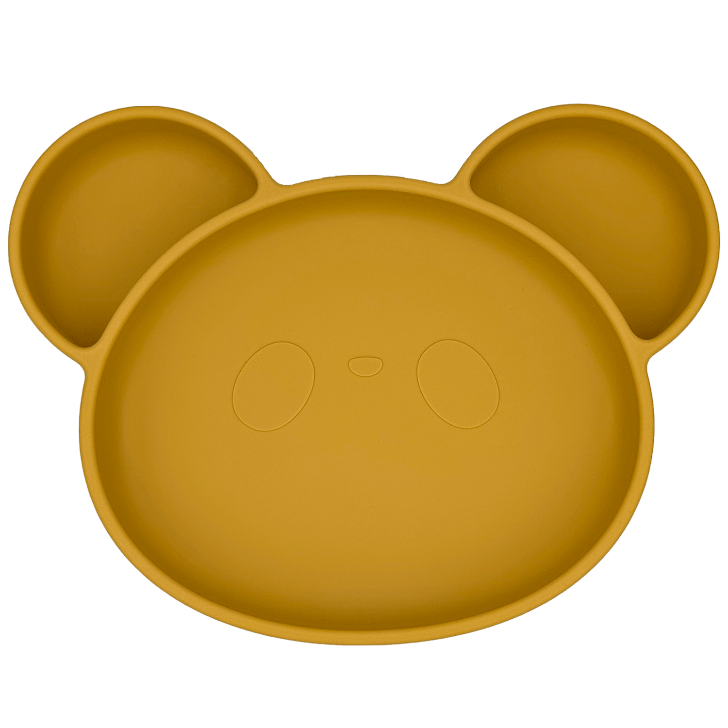 Youly Beer piatto orso giallo ocra ventosa silicone