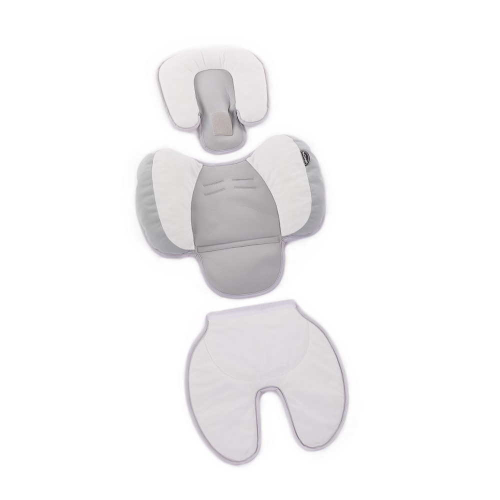 BoJungle Outdoor B-Snooze Cuscino 3 in 1 Bianco Grigio