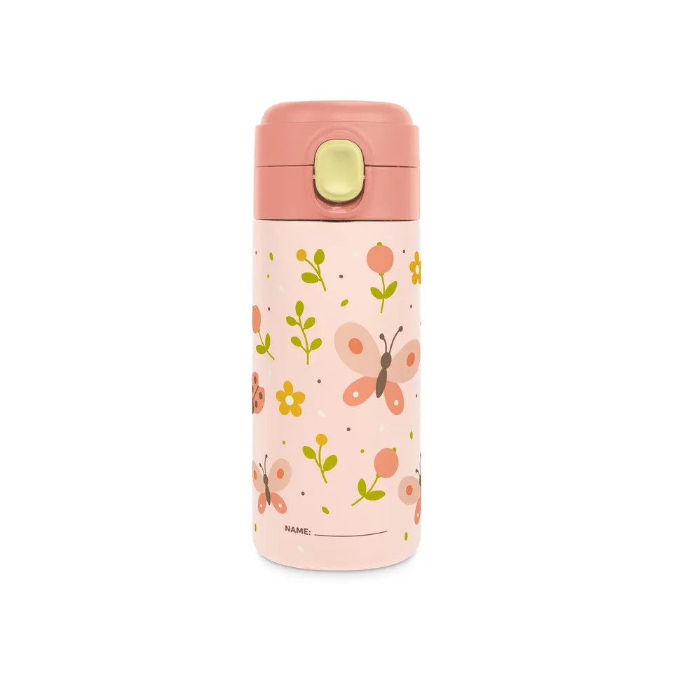 Miniland Steel Junior Borraccia Acciaio Pink 320 ml