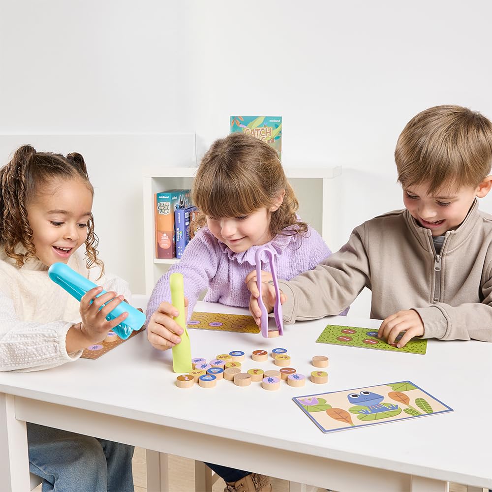 Miniland Catch The Bug Gioco Tavolo Insetti Legno 5 Anni