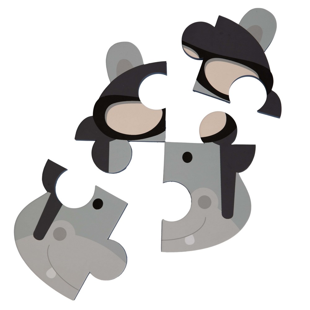 BoJungle Grooming Animal Puzzle bagnetto 3 animali
