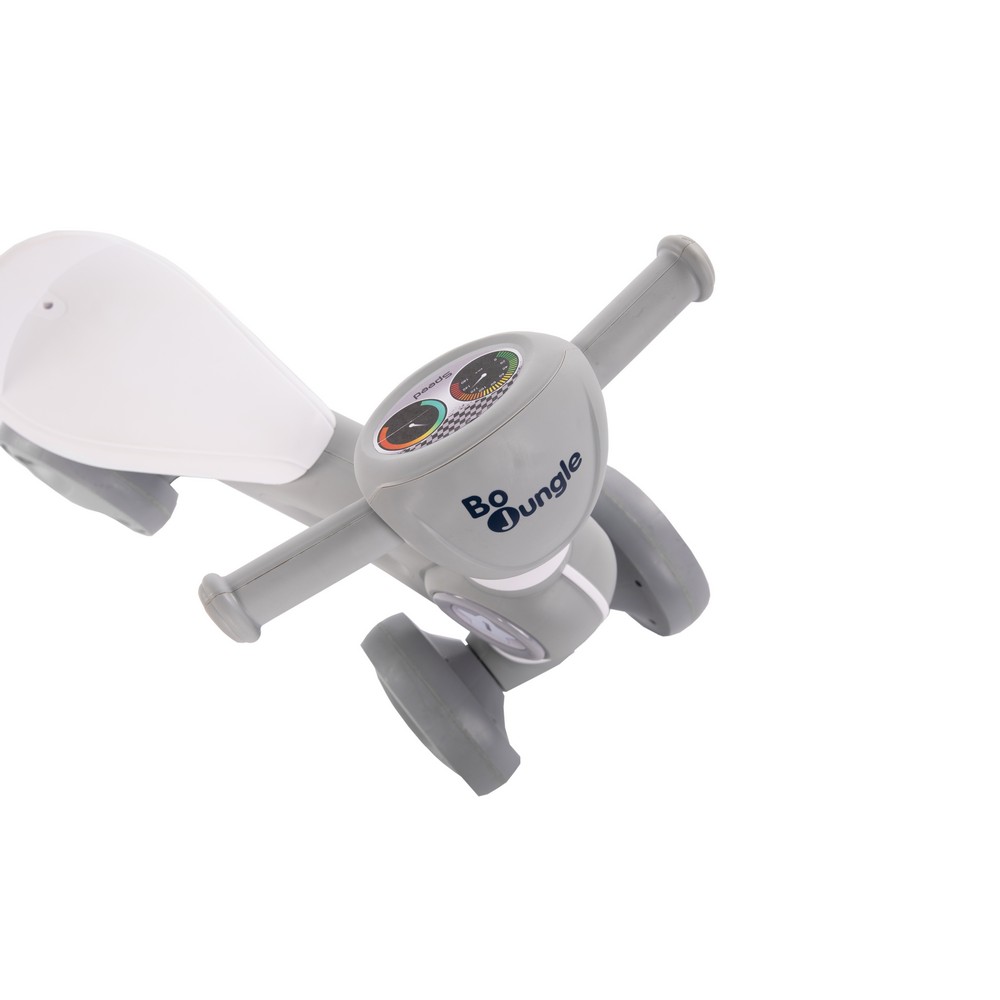 BoJungle Playtime B-Bike Jumpy cavalcabile grigio con musica
